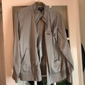 Silver Members Only Jacket